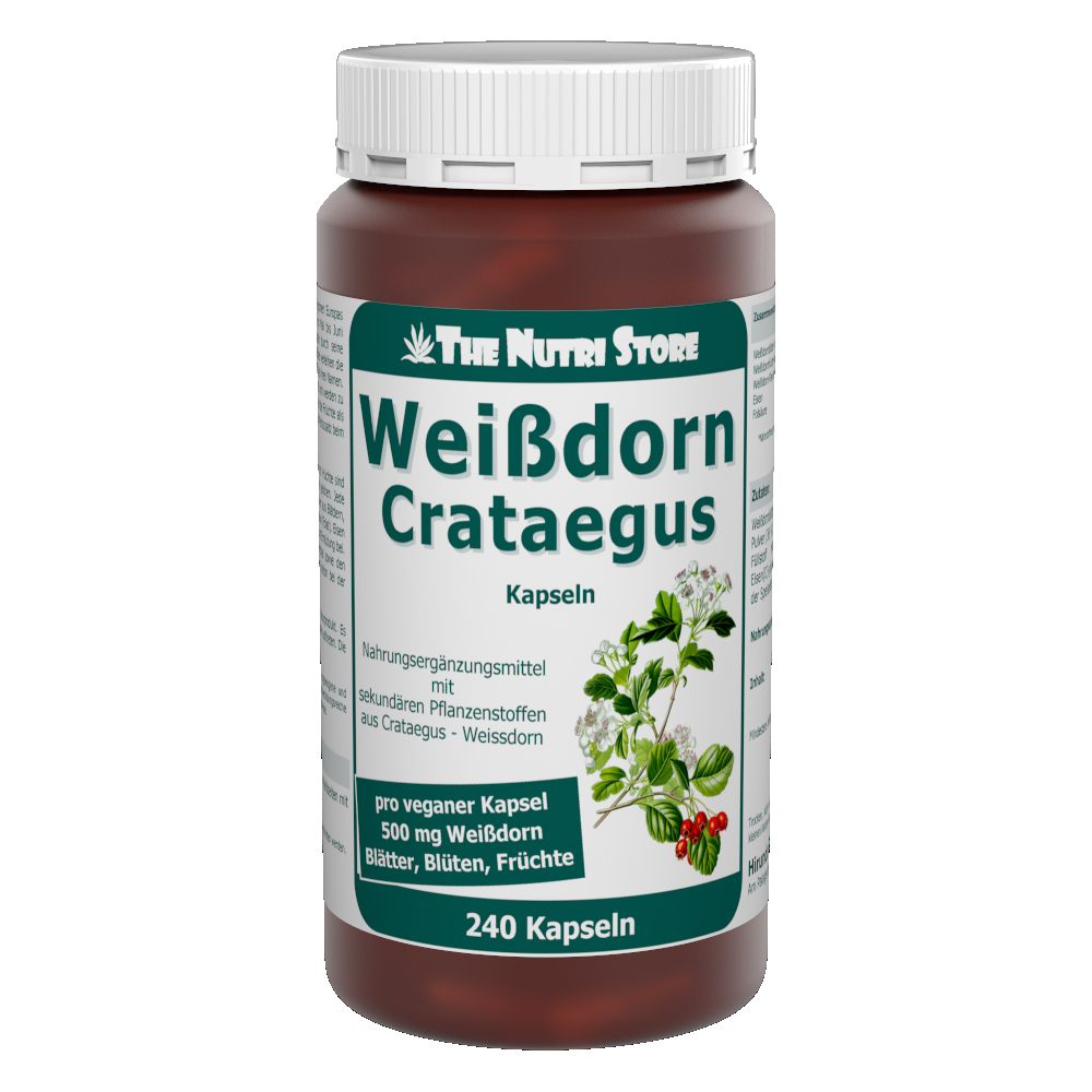 Weißdorn 500 mg - 240 Kapseln