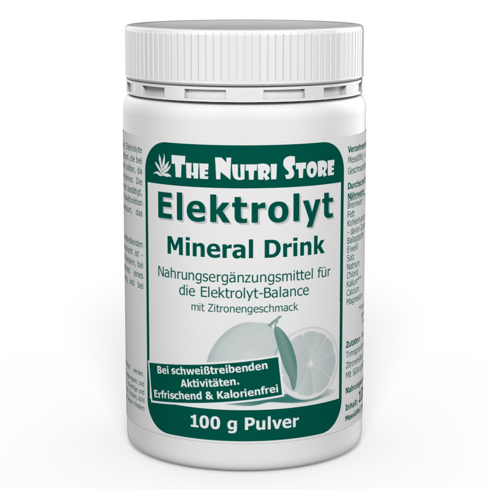 Elektrolyt Mineral Drink Zitrone Pulver 100g