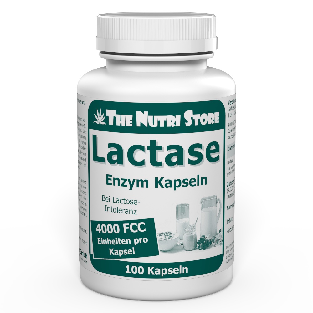 Lactase 4.000 FCC Enzym Kapseln 100 Stk.