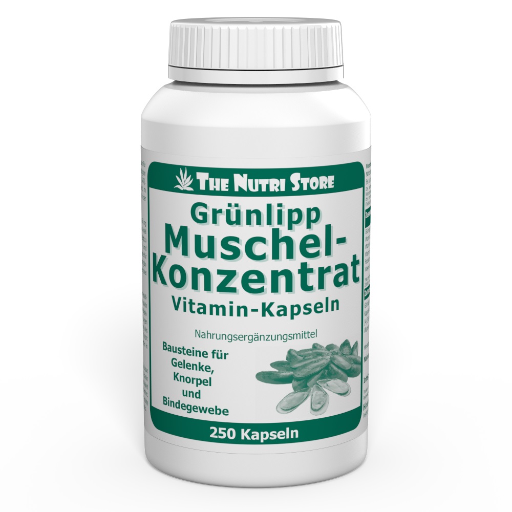 Grünlipp Muschelkonzentrat Vitaminkapseln 250 Stk.