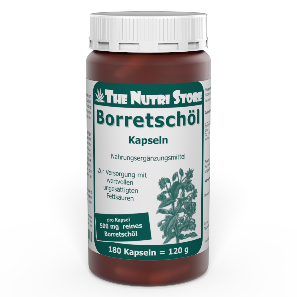 Borretschöl 500 mg Kapseln 180 Stk.
