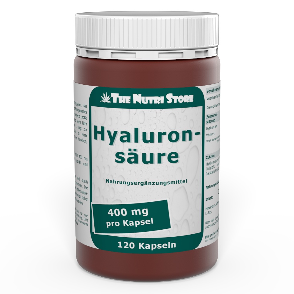 Hyaluronsäure 400 mg Kapseln (120 Stk.)