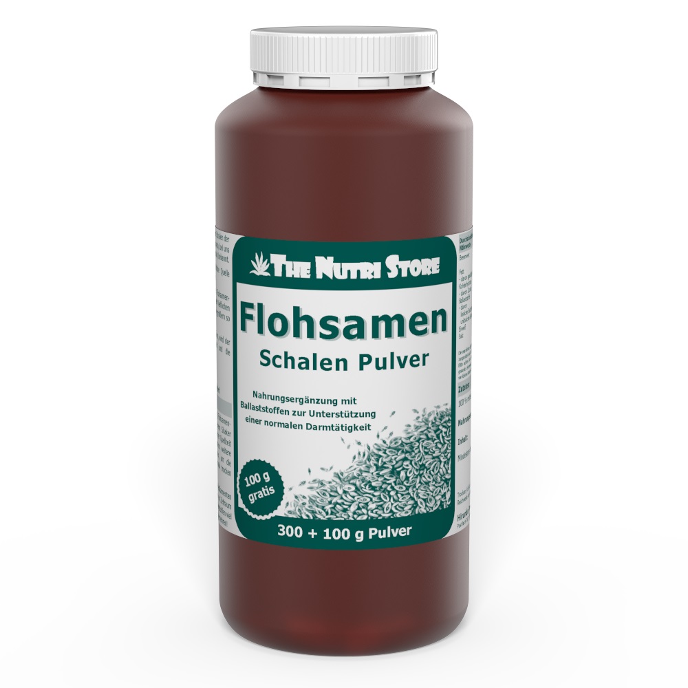 Flohsamen Schalenpulver 300 + 100 g