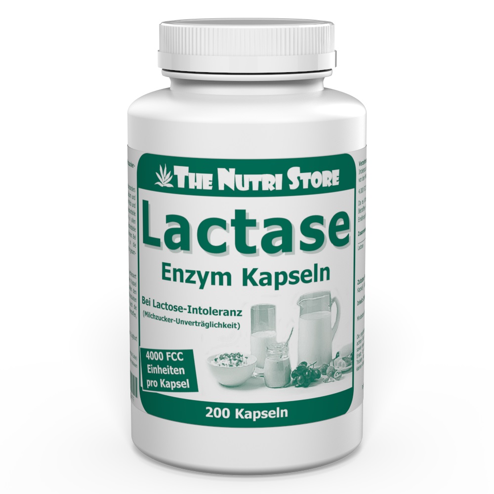 Lactase 4.000 FCC Enzym Kapseln 200 Stk.