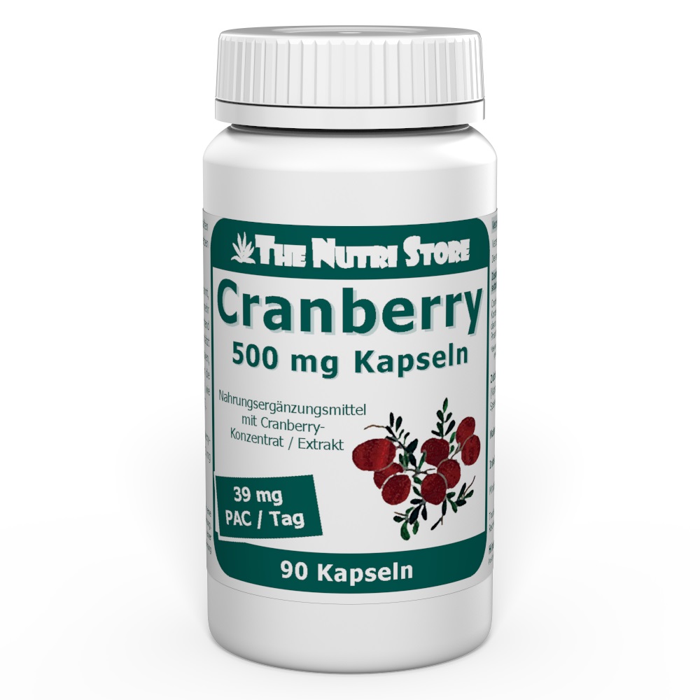 Cranberry 500 mg Kapseln 90 Stk.
