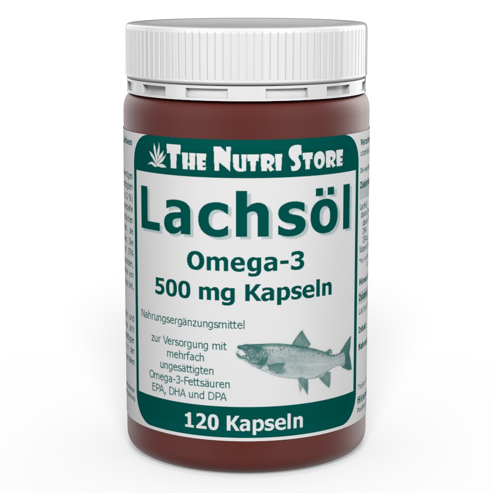 Lachsöl Omega-3 500 mg Kapseln 120 Stk.