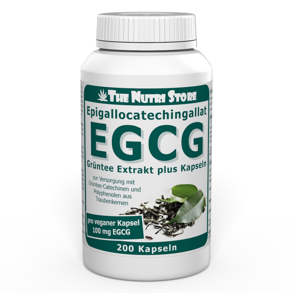 EGCG 100 mg Grüntee Extrakt plus Kapseln 200 Stk.