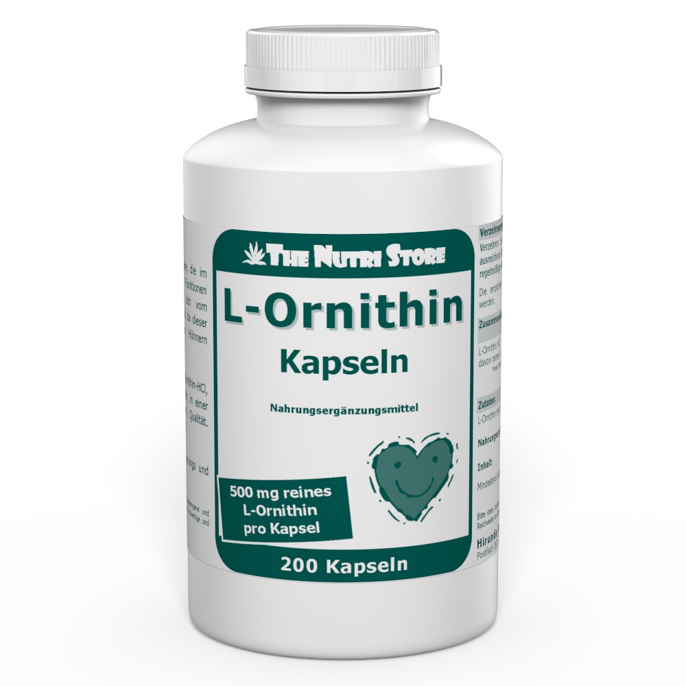 L-Ornithin 500 mg Kapseln 200 Stk.