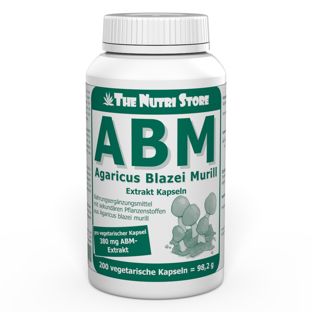 ABM Agaricus Blazei Murill Extrakt Kapseln 200 Stk