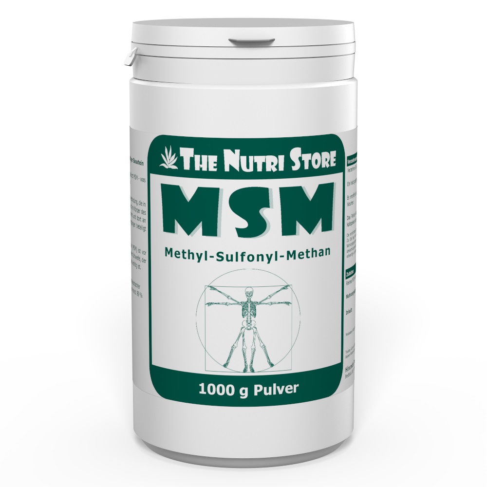 MSM 100 % rein Pulver 1000 g