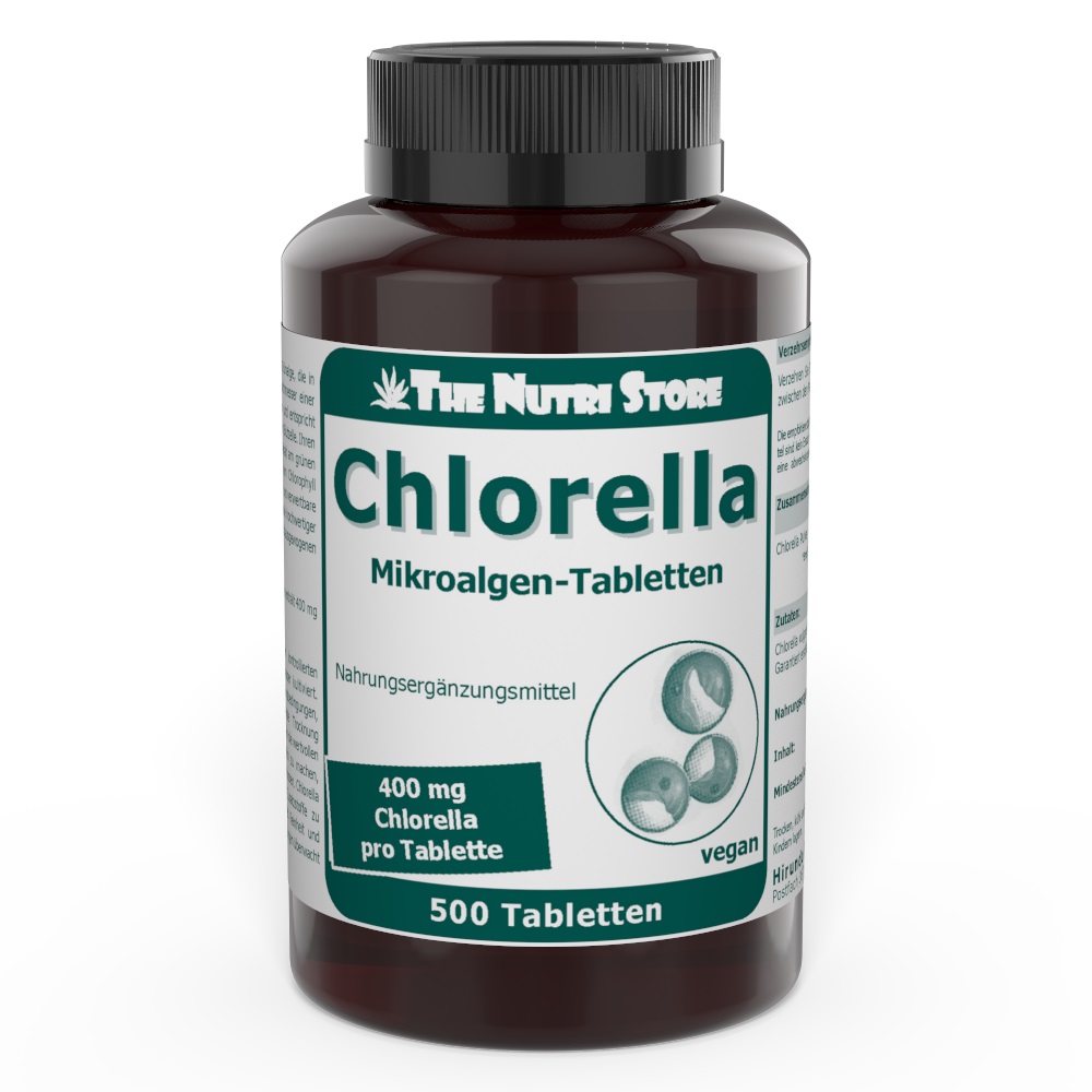 Chlorella 400 mg Tabletten 500 Stk.