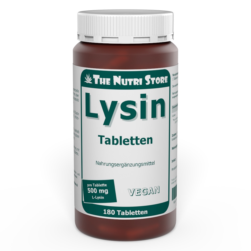 Lysin 500 mg vegan Tabletten 180 Stk.