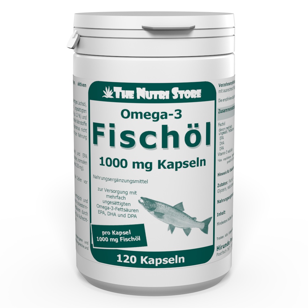 Omega-3 Fischöl 1000 mg Kapseln 120 Stk.
