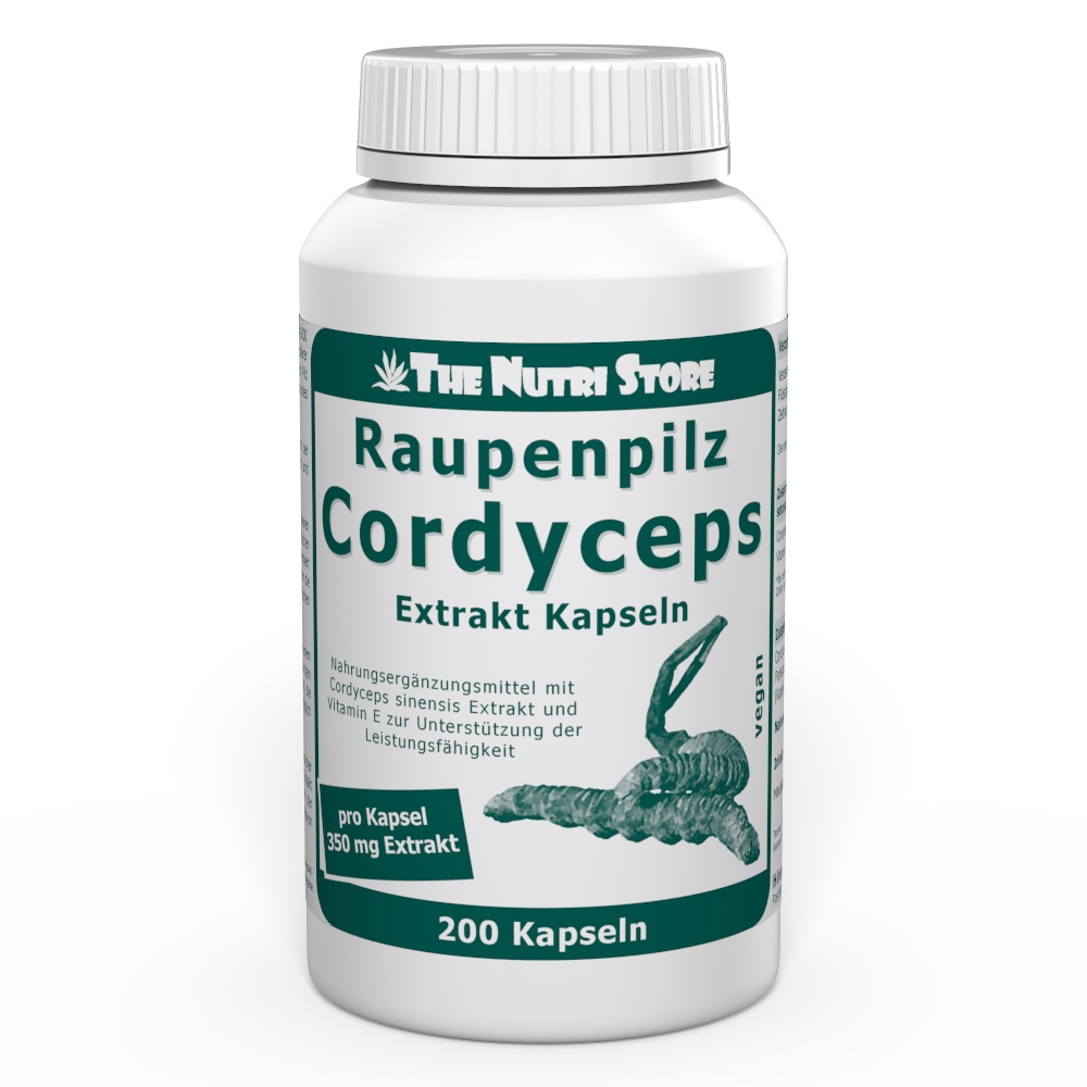 Cordyceps 350 mg Extrakt Kapseln 200 Stk.