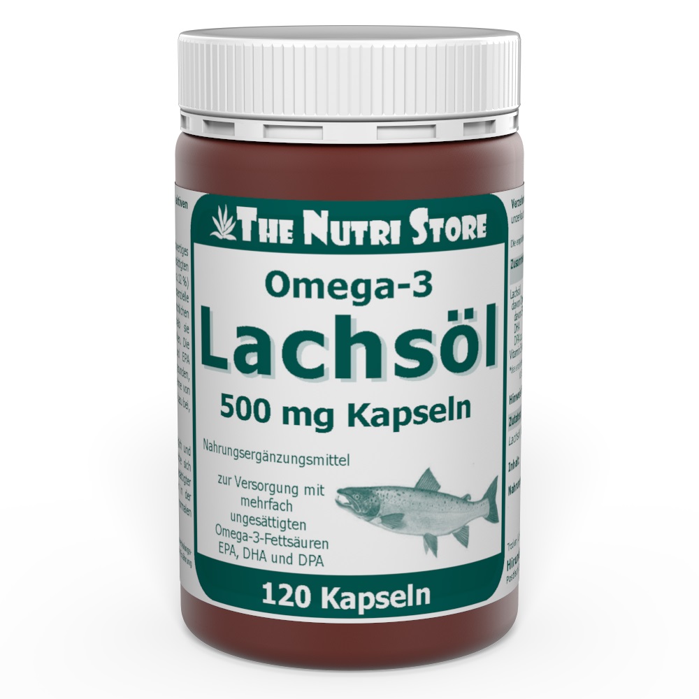 Omega-3 Lachsöl 500 mg Kapseln 120 Stk.