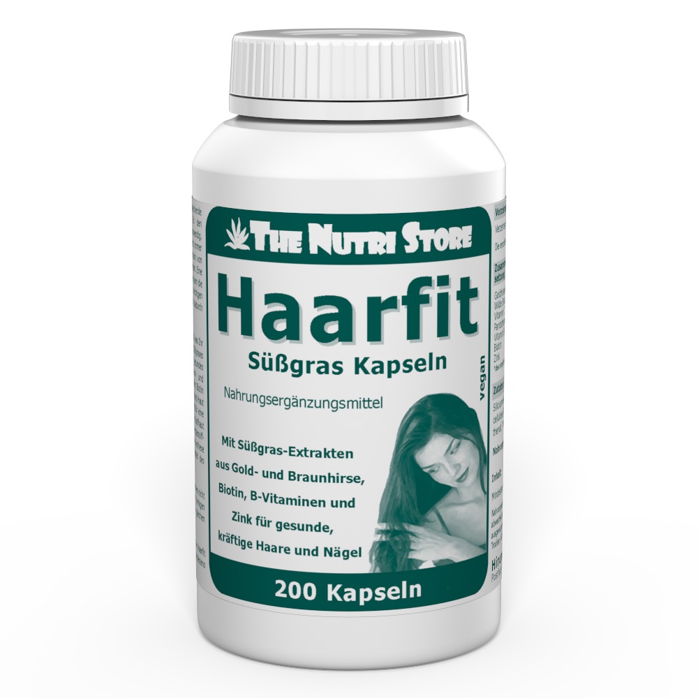 HaarFit Süßgras Kapseln 200 Stk.