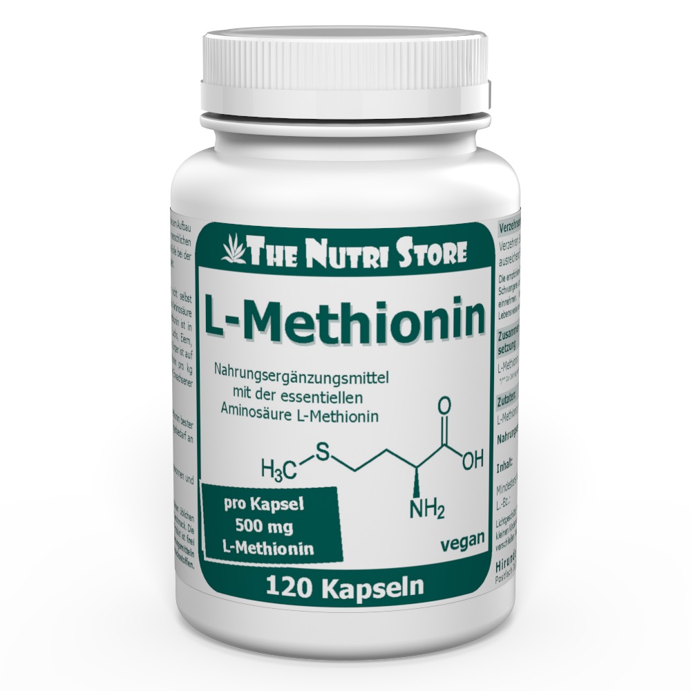 L-Methionin 500 mg Kapseln 120 Stk.