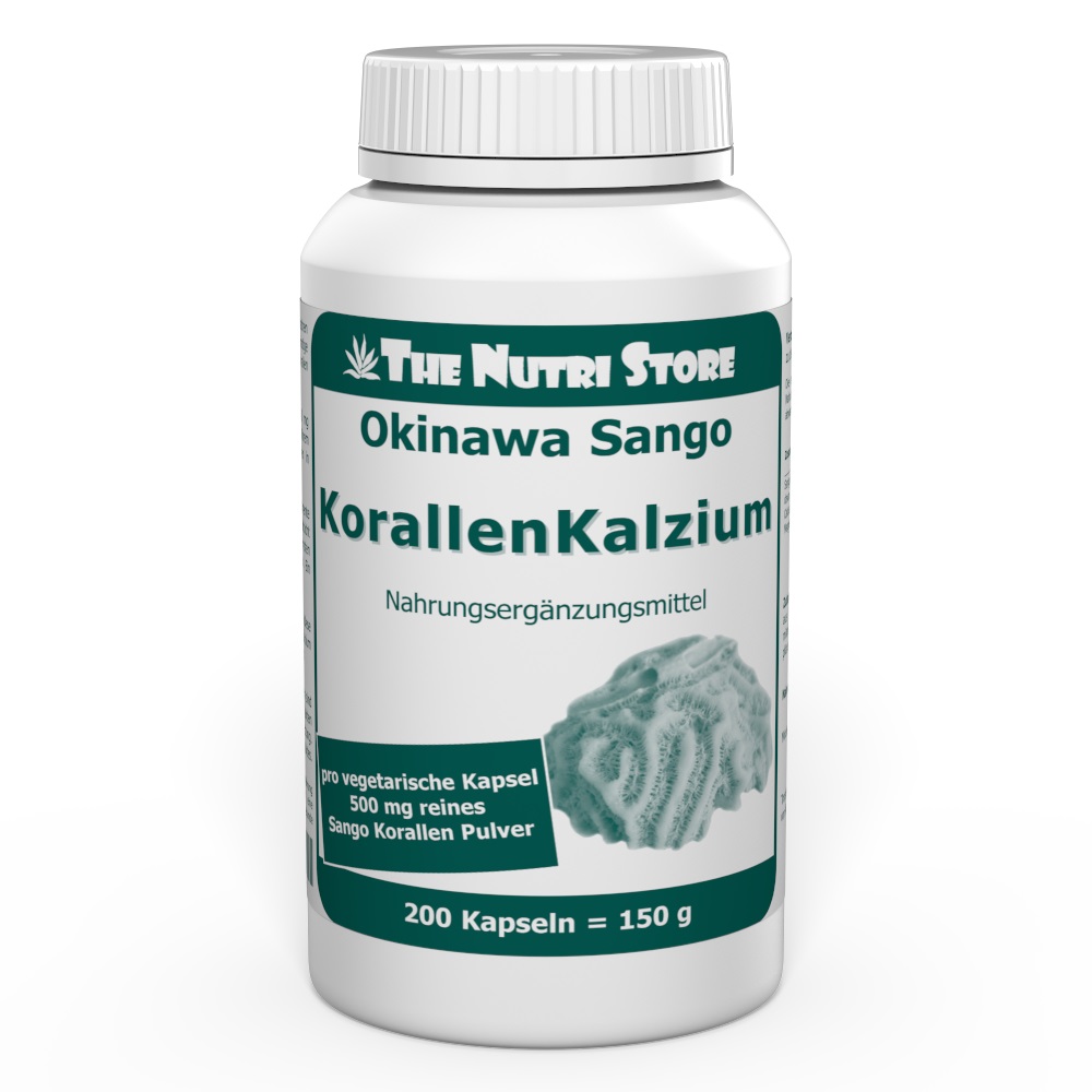 Korallen Kalzium 500 mg Kapseln 200 Stk.