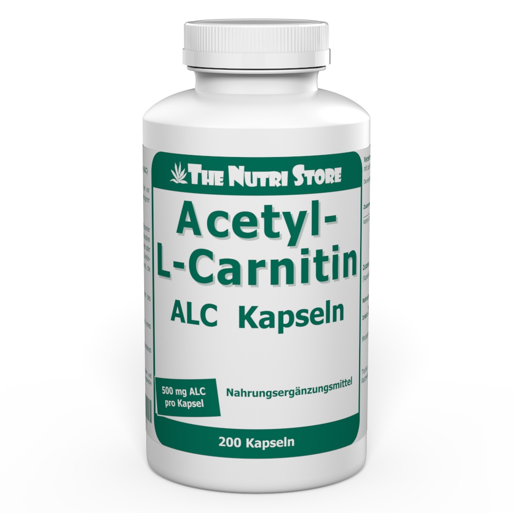 Acetyl-L-Carnitin 500 mg veget. Kapseln 200 Stk.