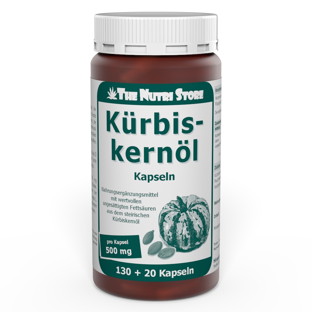 Kürbiskernöl 500 mg Kapseln 130+20 Stk.
