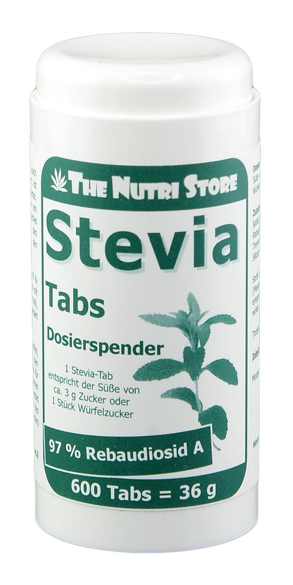 Stevia Tabs im Spender 600 Stk.