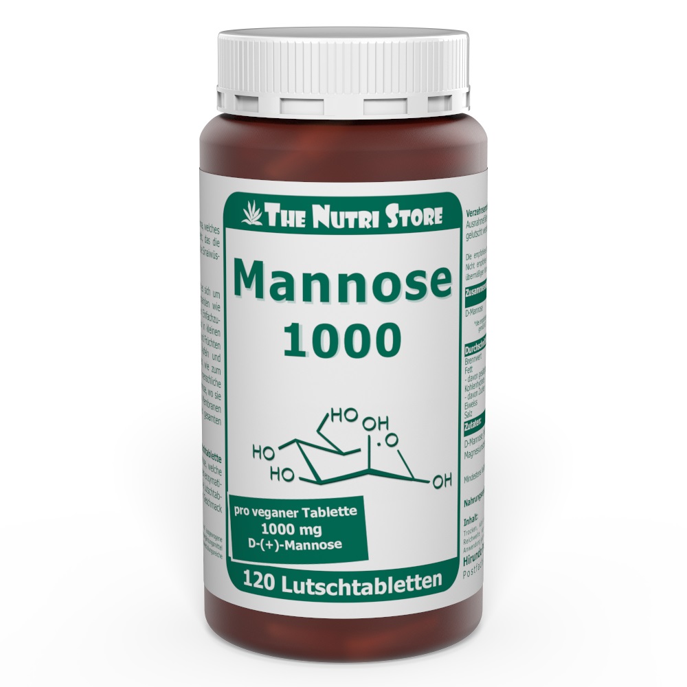 Mannose 1000 mg vegan Tabletten 120 Stk.
