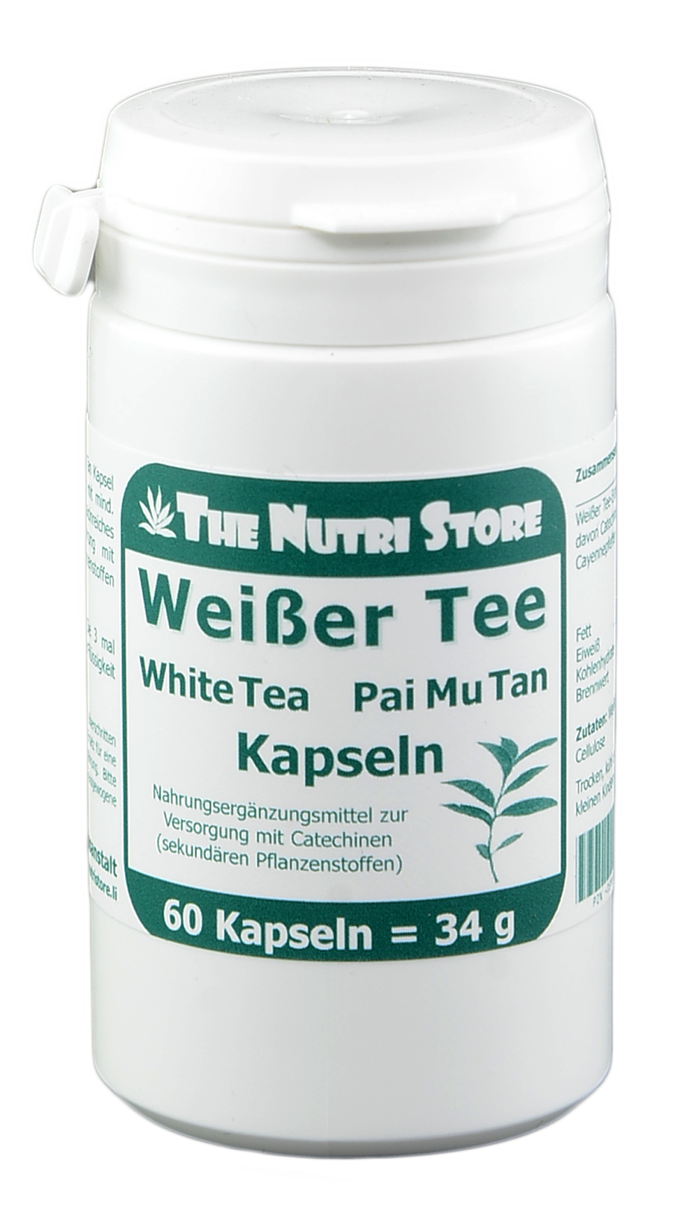 Weißer Tee Pai Mu Tan Extrakt Kapseln 60 Stk.