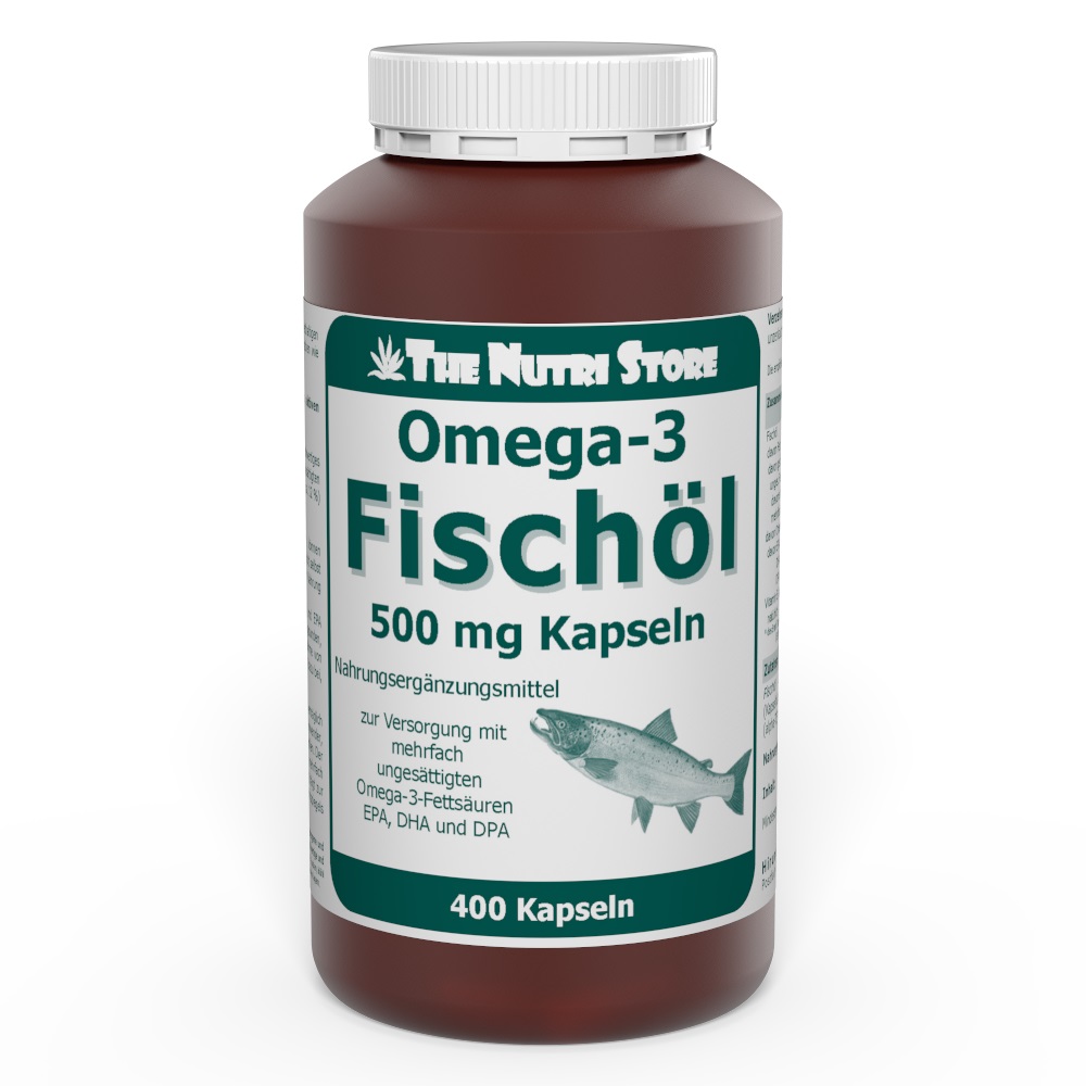 Omega-3 Fischöl 500 mg Kapseln 400 Stk.