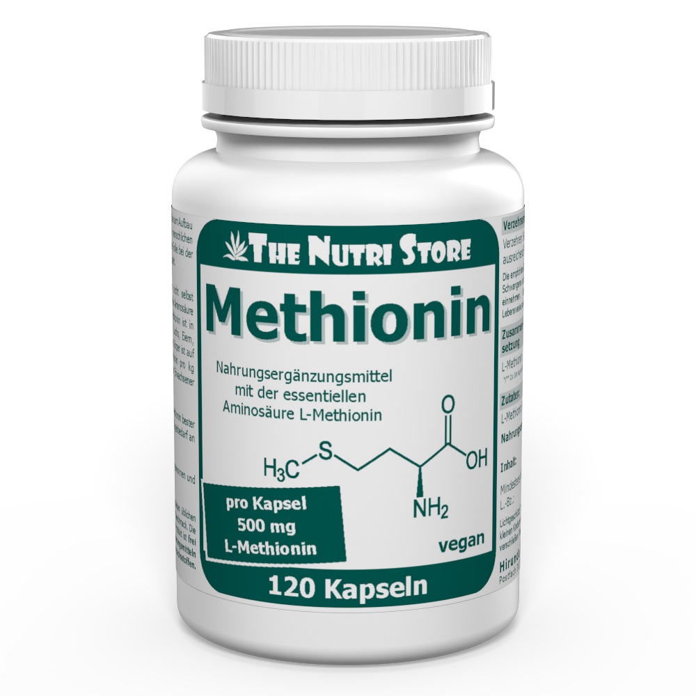 Methionin 500 mg Kapseln 120 Stk.