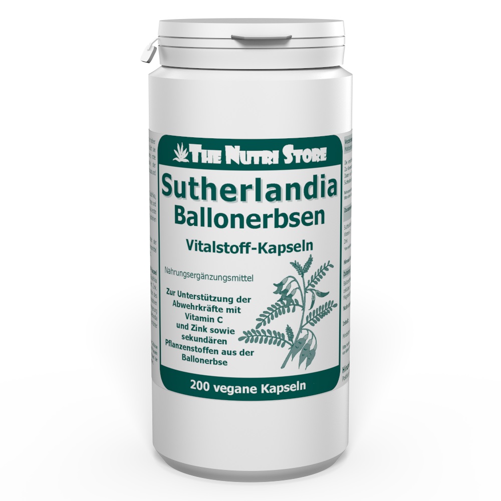 Sutherlandia Ballonerbse Kapseln 200 Stk.