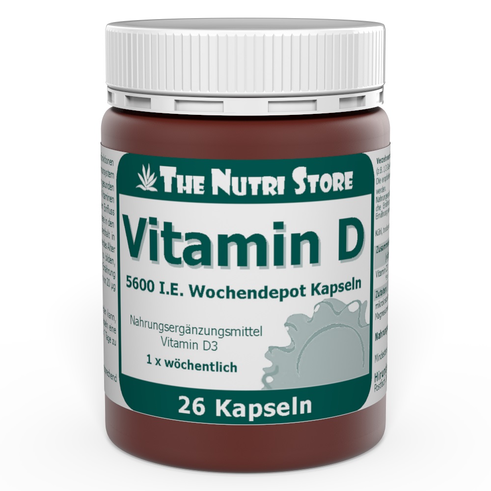 Vitamin D 5600 I.E. Wochendepot Kapseln 26 Stk.