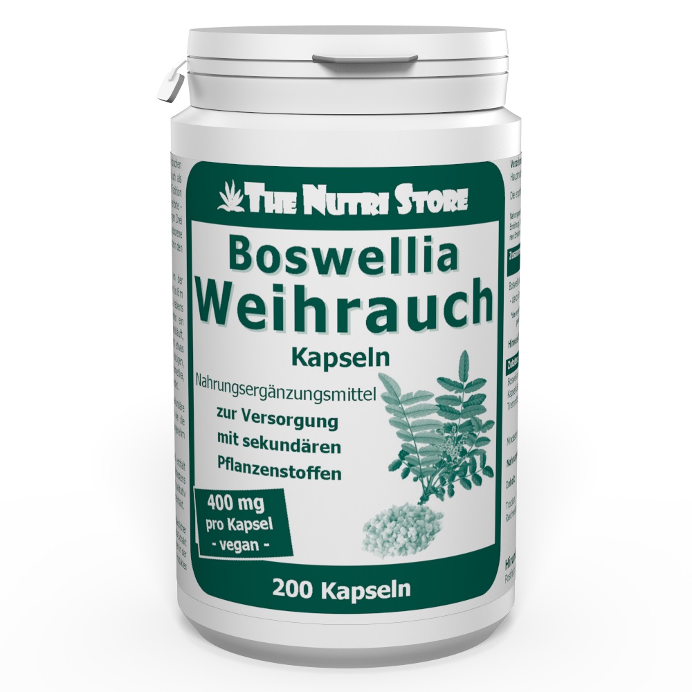 Weihrauch 400 mg vegane Kapseln 200 Stk.