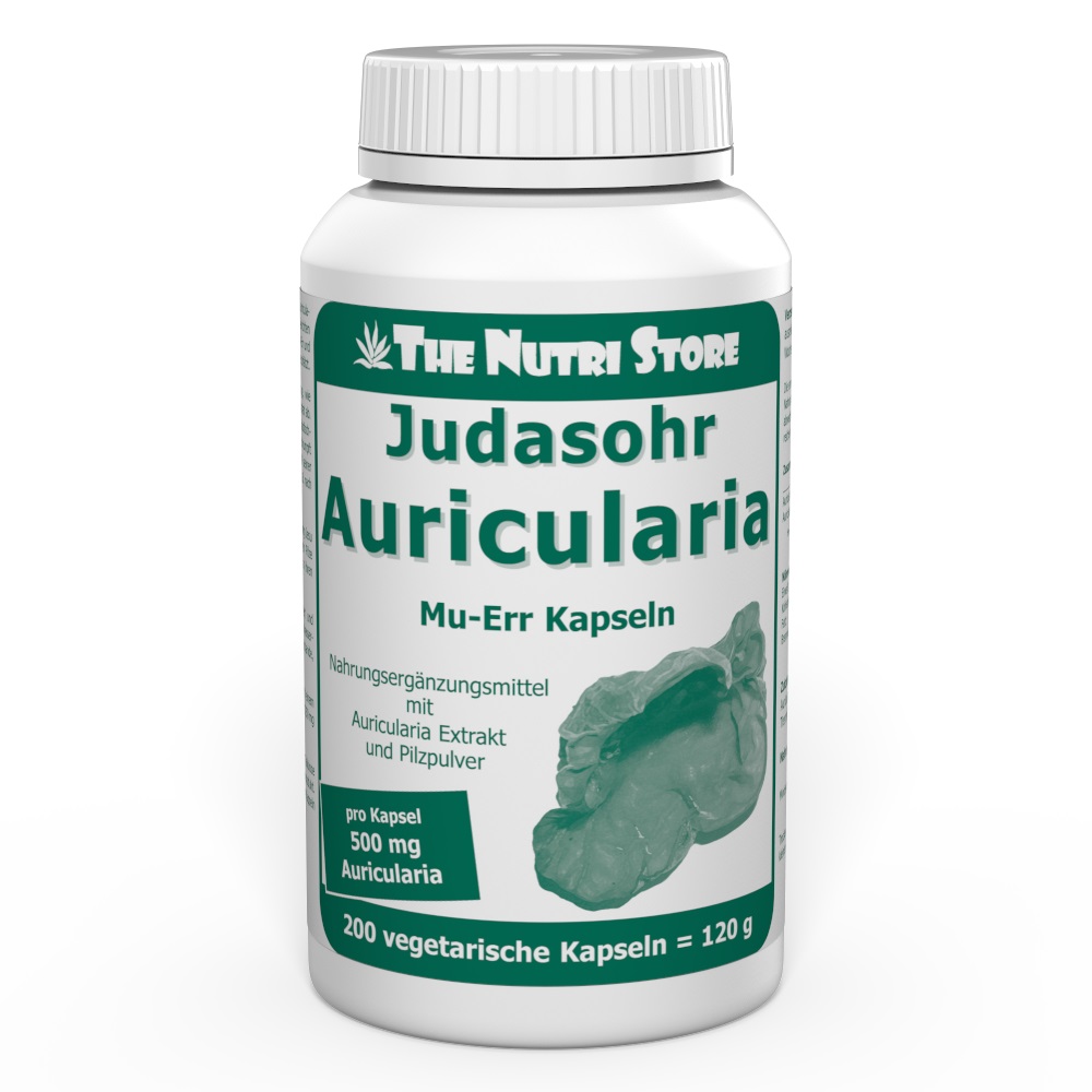 Auricularia Judasohr 500 mg Extrakt + Pulver Kapsel