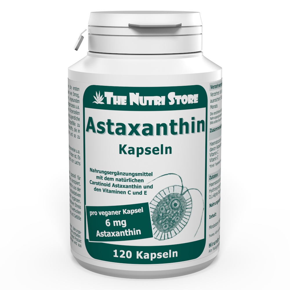 Astaxanthin 6 mg vegane Kapseln 120 Stk.