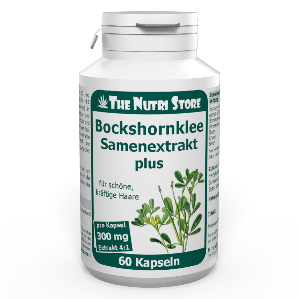Bockshornklee 300 mg Samenextrakt plus Kapseln 60 Stk.