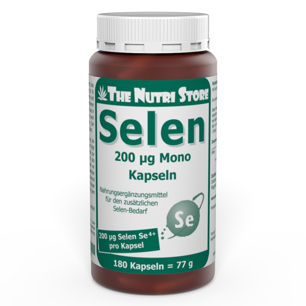 Selen 200 µg Mono Kapseln 180 Stk.