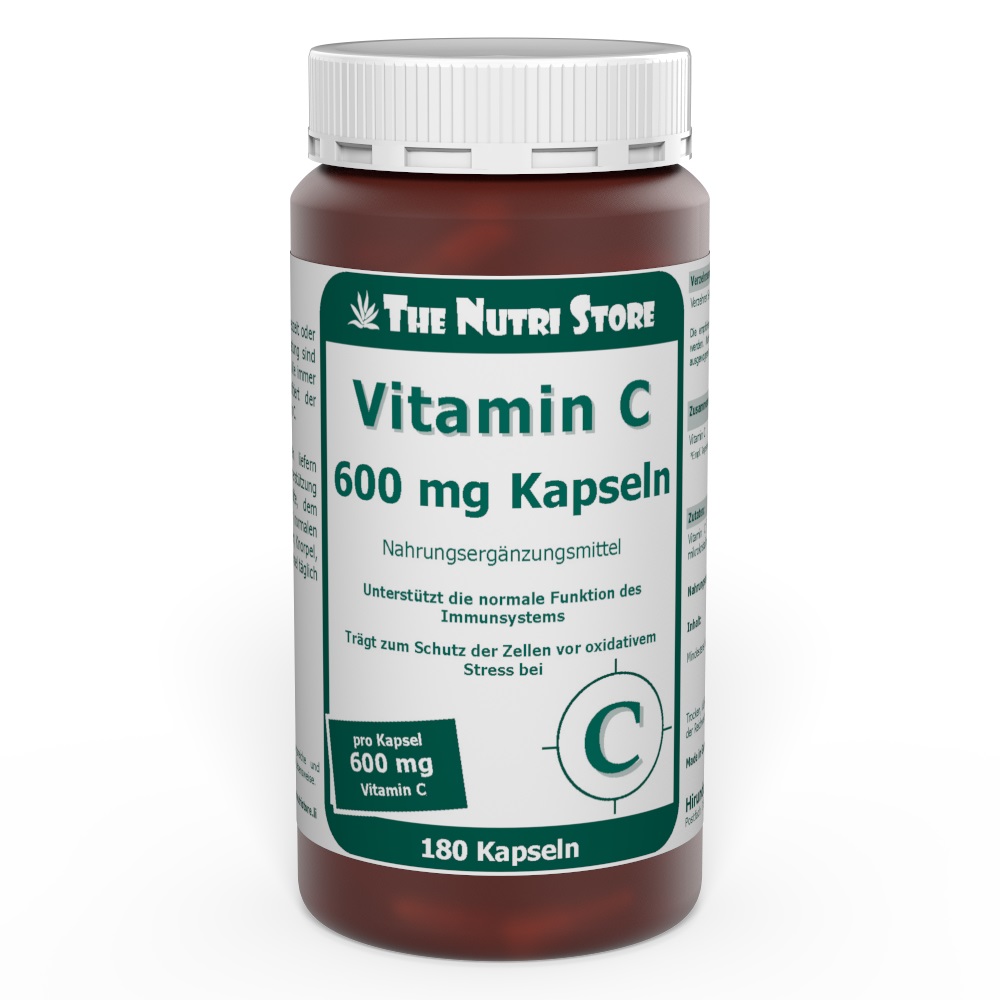 Vitamin C 600 mg Kapseln 180 Stk.