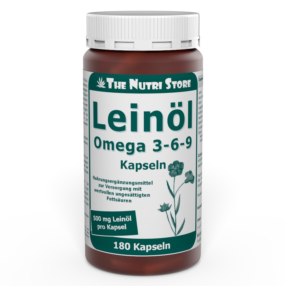 Leinöl 500 mg Kapseln 180 Stk.