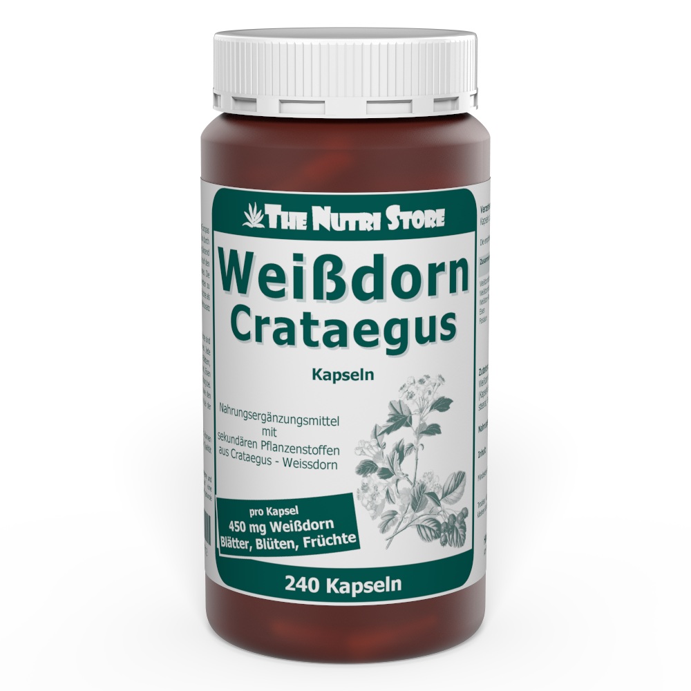 Weißdorn 450 mg - 240 Kapseln