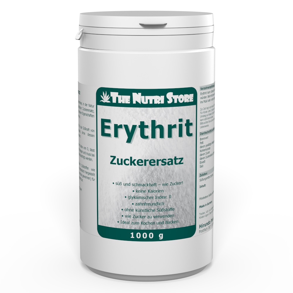 Erythrit Zuckerersatz Pulver 1000 g