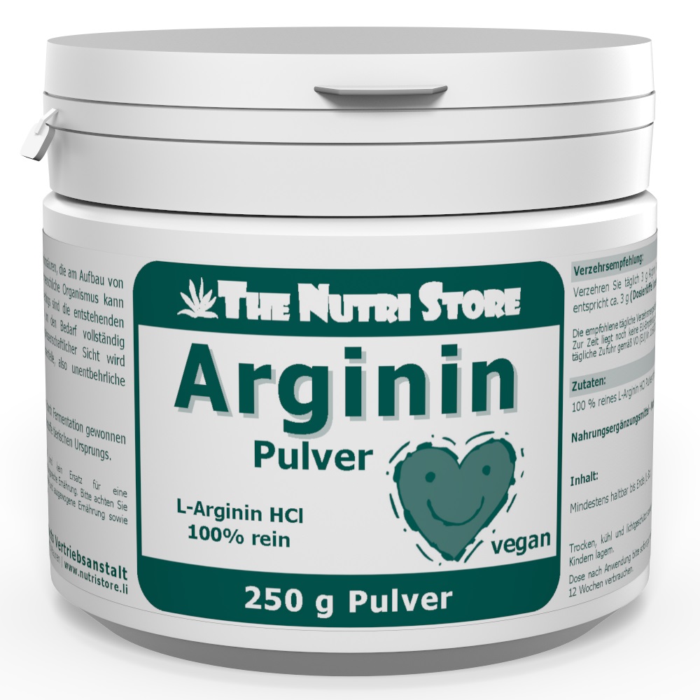 Arginin HCl 100 % rein Pulver 250 g