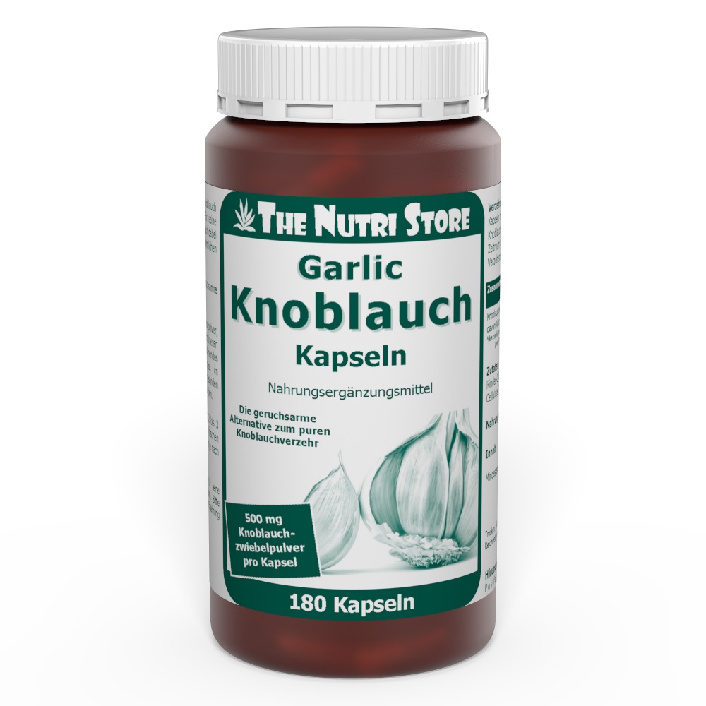Knoblauch 500 mg Kapseln 180 Stk.