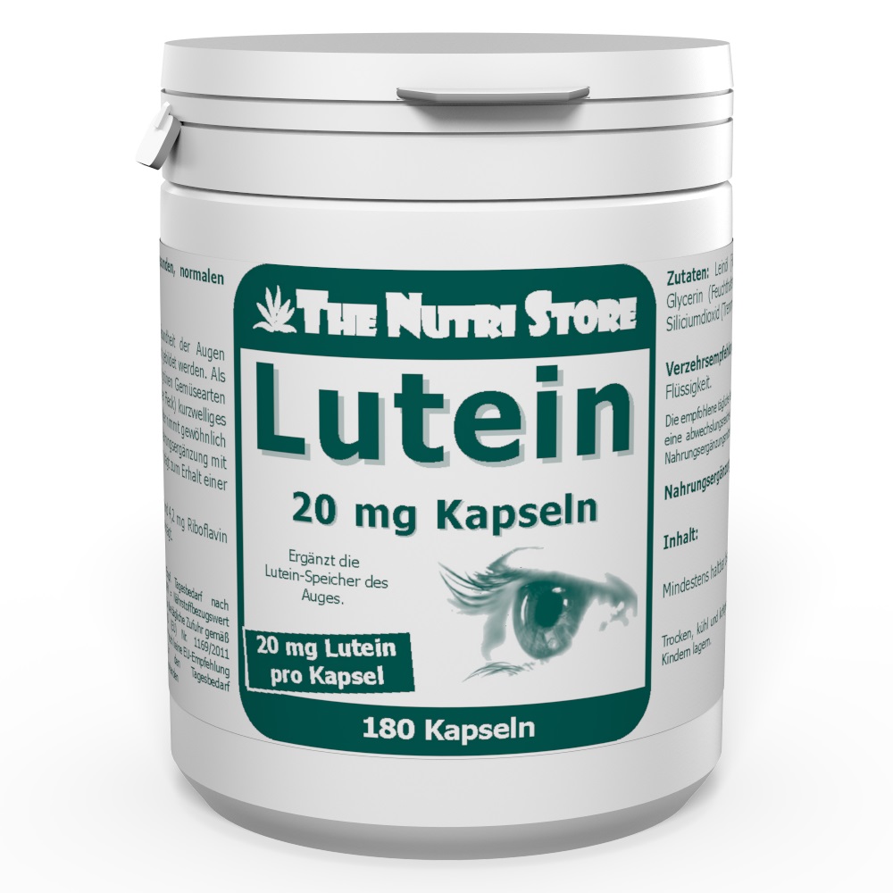 Lutein 20 mg Kapseln 180 Stk.