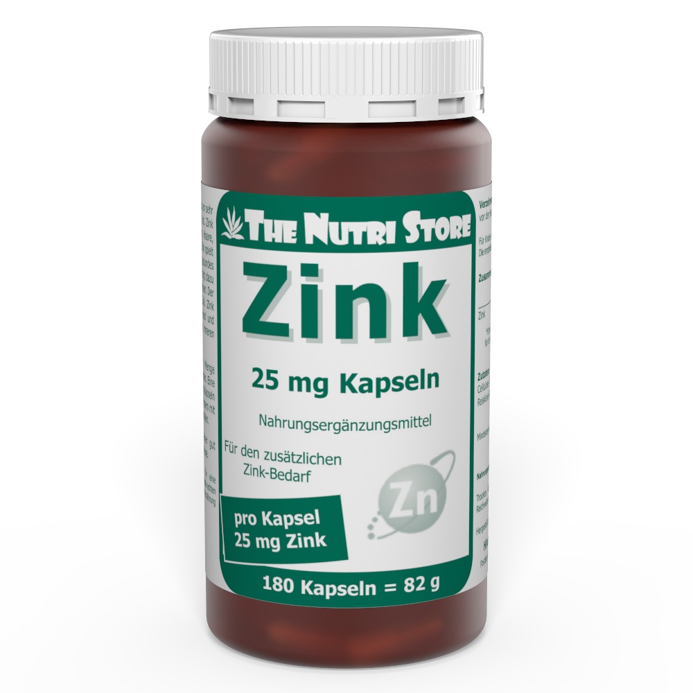 Zink 25 mg Kapseln 180 Stk.
