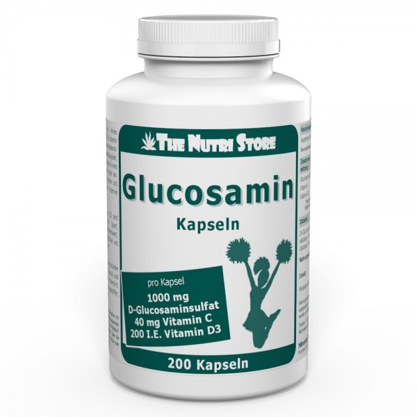 Glucosamin 1000 mg plus C & D3 Kapseln 200 Stk.