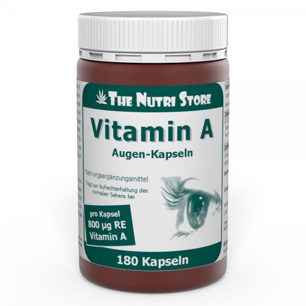 Vitamin A 800 µg Augen-Kapseln 180 Stk.
