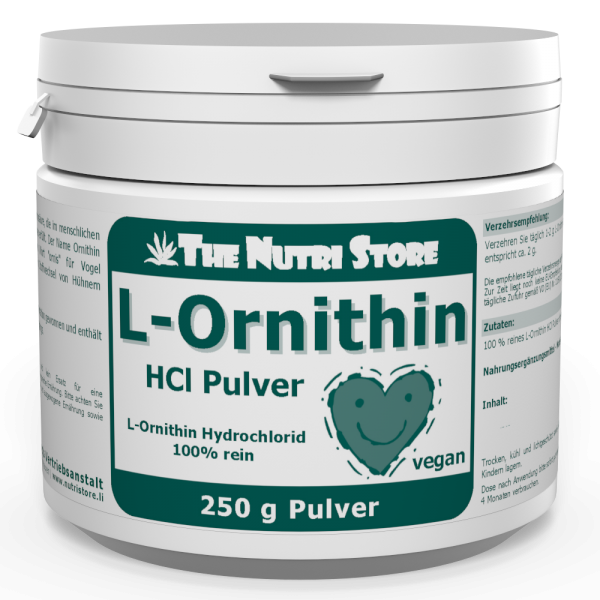 L-Ornithin HCl Pulver 250 g