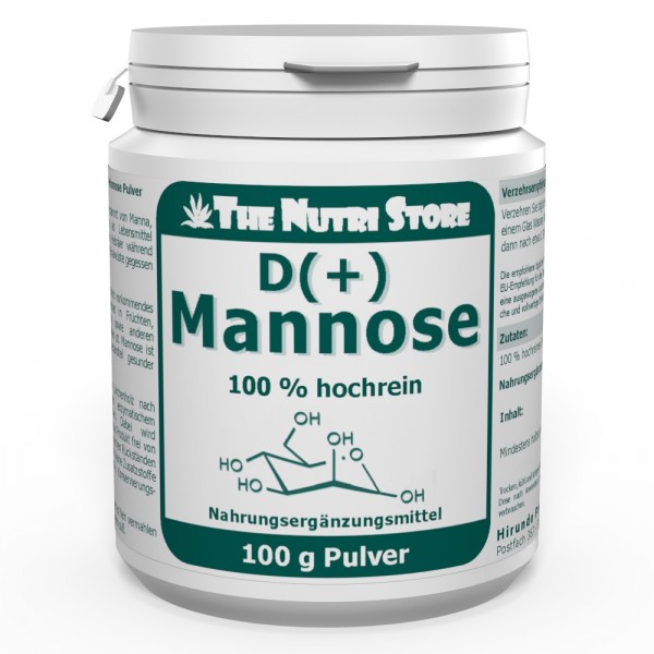 D- Mannose 100 % rein Pulver 100 g vegan