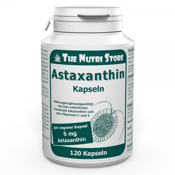 Astaxanthin 6 mg vegane Kapseln 120 Stk.