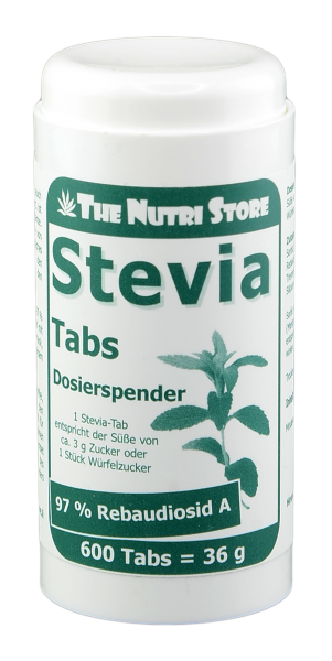 Stevia Tabs im Spender 600 Stk.